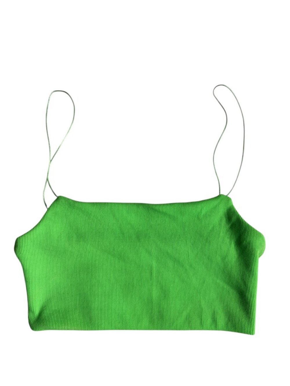 ZYA Crop / Bra Top (Lime / Neon Green) - Size 2